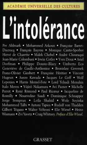Couverture du produit · L'intolérance