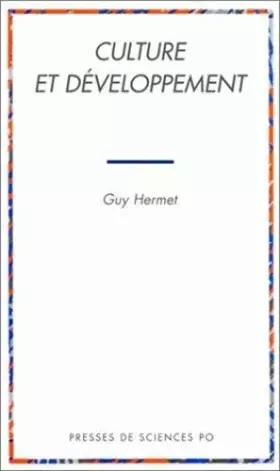 Couverture du produit · Culture et développement
