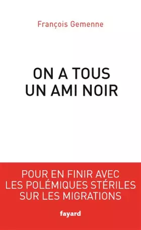 Couverture du produit · On a tous un ami noir