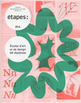 Couverture du produit · Etapes numéro 246 Ecoles d'art et de design 40 diplômes