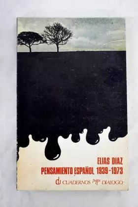 Couverture du produit · Pensamiento español 1939-1973