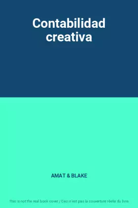 Couverture du produit · Contabilidad creativa