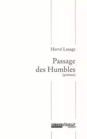Couverture du produit · Passage des Humbles