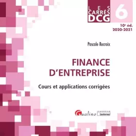 Couverture du produit · Finance d'entreprise DCG 6