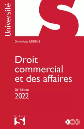 Couverture du produit · Droit commercial et des affaires 2022 - 28e ed.