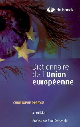 Couverture du produit · Dictionnaire de l'Union européenne