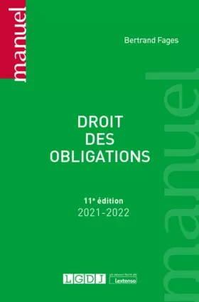 Couverture du produit · Droit des obligations (2021)