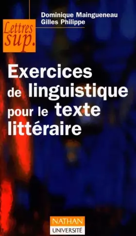 Couverture du produit · Exercice de linguistique