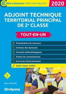 Couverture du produit · Adjoint technique territorial principal de 2e classe 2020: Tout-en-un