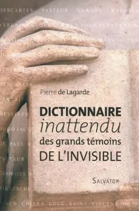 Couverture du produit · Dictionnaire inattendu des grands témoins de l'Invisible