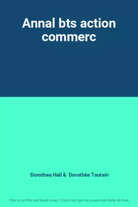 Couverture du produit · Annal bts action commerc