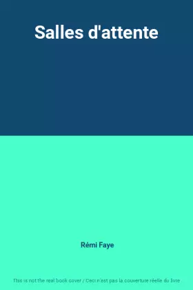 Couverture du produit · Salles d'attente
