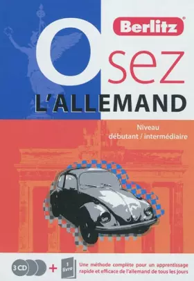 Couverture du produit · Osez l'allemand : Niveau débutant/intermédiaire (3CD audio) - Une méthode complète pour un apprentissage rapide et efficace de 