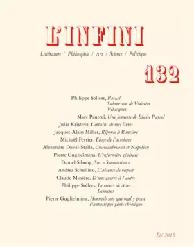 Couverture du produit · L'Infini
