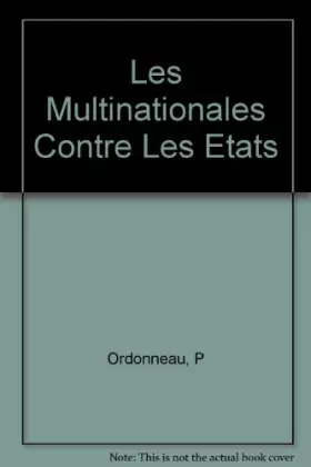 Couverture du produit · Les Multinationales Contre Les Etats