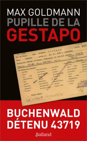 Couverture du produit · Pupille de la Gestapo