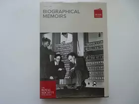Couverture du produit · Biographical Memoirs of Fellows of the Royal Society, Vol.60, 2014