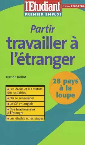 Couverture du produit · Partir travailler à l'étranger 2003