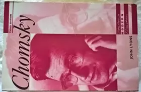 Couverture du produit · Chomsky