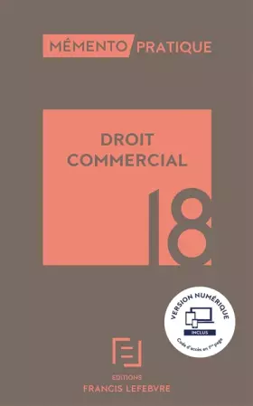 Couverture du produit · MEMENTO DROIT COMMERCIAL 2018