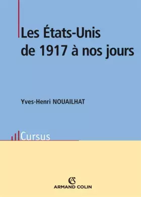Couverture du produit · Les États-Unis de 1917 à nos jours