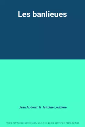 Couverture du produit · Les banlieues