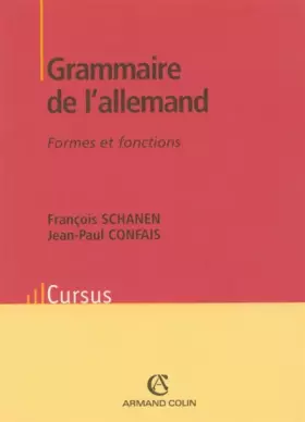 Couverture du produit · Grammaire de l'allemand : Formes et fonctions
