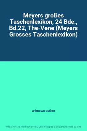 Couverture du produit · Meyers großes Taschenlexikon, 24 Bde., Bd.22, The-Vene (Meyers Grosses Taschenlexikon)