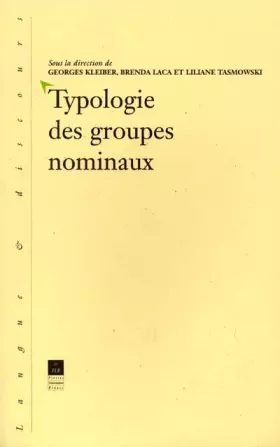 Couverture du produit · TYPOLOGIE DES GROUPES NOMINAUX