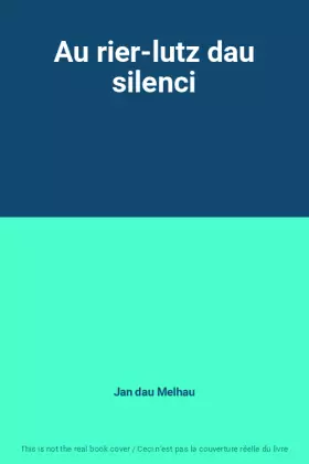 Couverture du produit · Au rier-lutz dau silenci