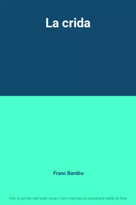 Couverture du produit · La crida
