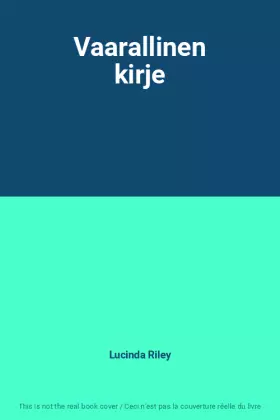 Couverture du produit · Vaarallinen kirje