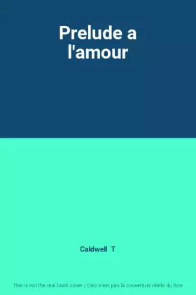 Couverture du produit · Prelude a l'amour