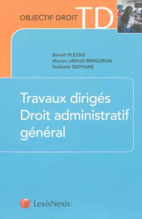 Couverture du produit · Travaux dirigés - Droit administratif général