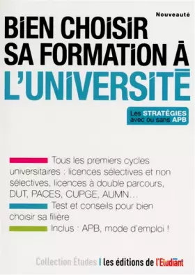 Couverture du produit · Bien choisir sa formation à l'université