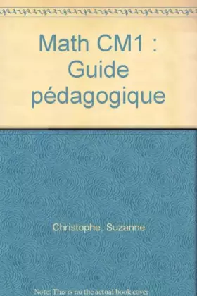 Couverture du produit · Atout math, CM1. Guide pédagogique