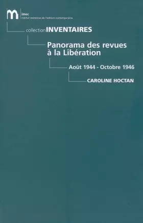 Couverture du produit · Panorama des revues à la Libération 1944-1946