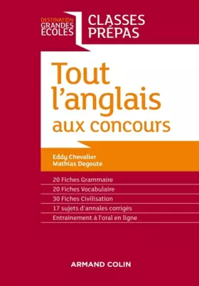 Couverture du produit · Tout l'anglais aux concours - Classes prépas: Classes prépas