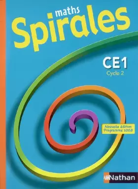 Couverture du produit · Spirales CE1