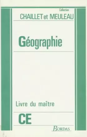 Couverture du produit · Geographie Ce. Le Livre Du Maitre