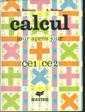 Couverture du produit · CALCUL JOUR APRES JOUR. CE1/CE2.