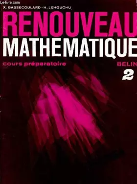 Couverture du produit · RENOUVEAU MATHEMATIQUE / COURS PREPARATOIRE / CAHIER N°2 / SPECIMEN.