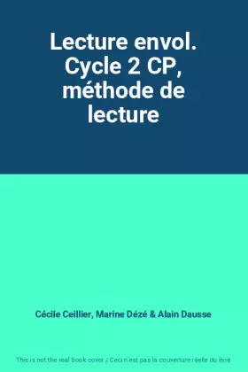Couverture du produit · Lecture envol. Cycle 2 CP, méthode de lecture