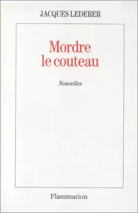 Couverture du produit · Mordre le couteau