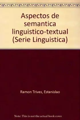 Couverture du produit · Aspectos de semantica lingüistico-textual