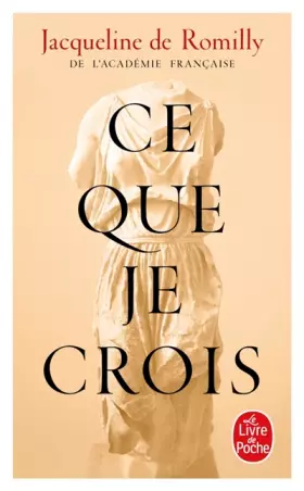 Couverture du produit · Ce que je crois