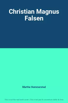 Couverture du produit · Christian Magnus Falsen