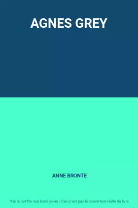 Couverture du produit · AGNES GREY