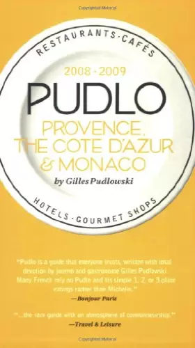 Couverture du produit · Pudlo Provence, Cote d'Azur and Monaco 2008-2009