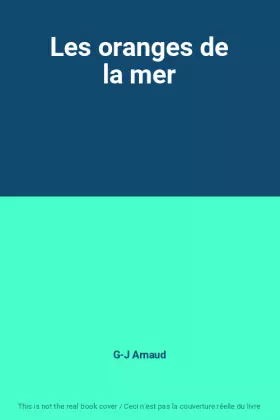 Couverture du produit · Les oranges de la mer